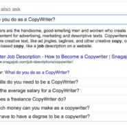 What do you do as a copywriter?