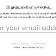 Sonder & Tell Newsletter